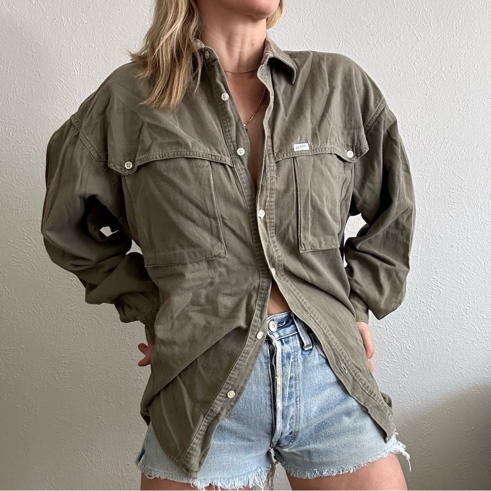 Vintage 80s Guess George Marciano Button Up Shirt